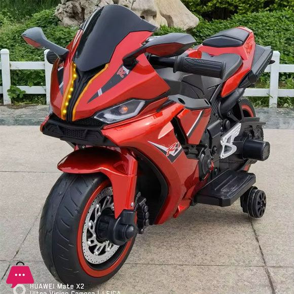 R1 Electric Kids Motorcycle MP3 Function Remote Control Ride-on Car for 2-8 Year Olds