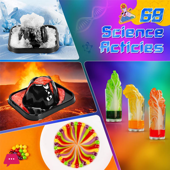 Science Kits for Kids, 68 Lab Science Experiments, 27 Pcs Educational Science Toys