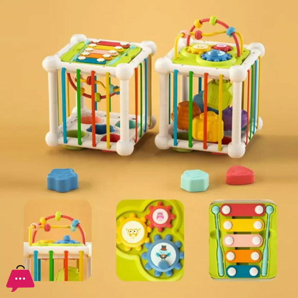 Sobebear Multifunction Shape Sorting Box Sensory Toy For Babies