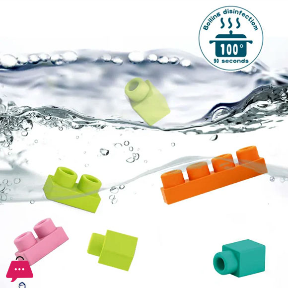 Soft Rubber Blocks Preschool Children Educational Building Blocks Toys 13Pcs/23pcs
