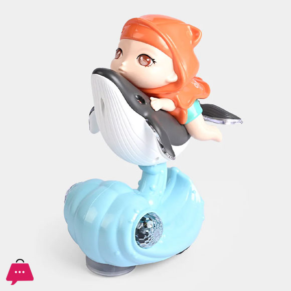 Whale Girl Universal Light & Music Toy For Kids