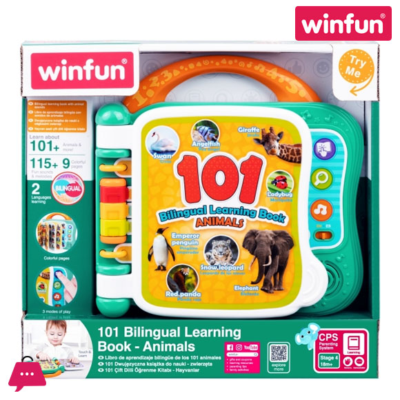 101 Bilingual Learning Book - Animals