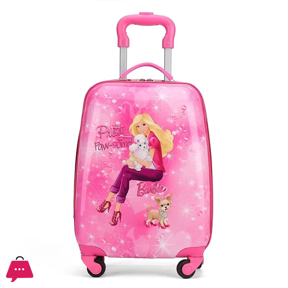 18 inch Disney Travel Suitcase with Wheels Cartoon Luggage Travel Bags For Children
