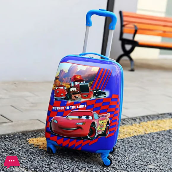 18 inch Disney Travel Suitcase with Wheels Cartoon Luggage Travel Bags For Children
