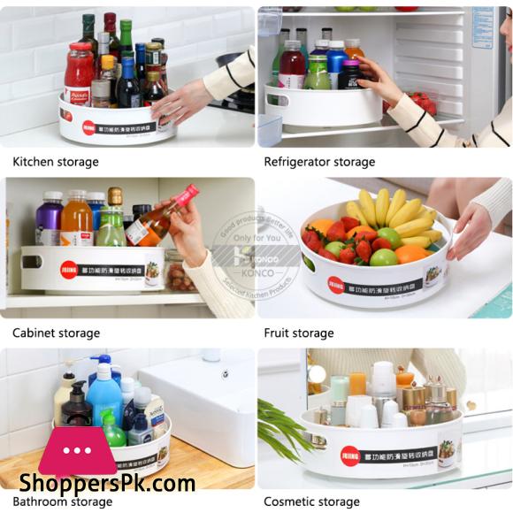 360 Rotating Storage Tray Multi-Functional Set of 2