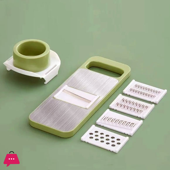 5-in-1 Multifunctional High-Quality Vegetable & Fruit Slicer With Five Changeable Blades