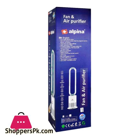 Alpina Electric Fan & Air Purifier 220-240V SF-5001