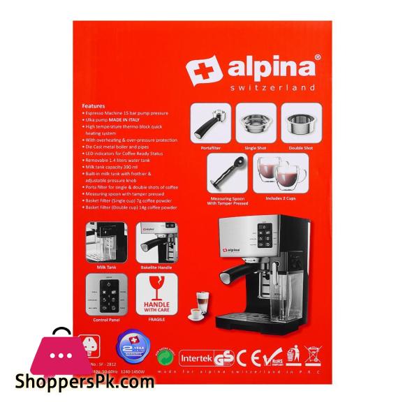 Alpina Espresso Coffee Machine SF-2812