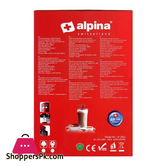 Alpina Espresso Coffee Machine SF-2822