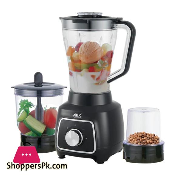 Anex Deluxe Blender & Grinder Black AG-6135UB