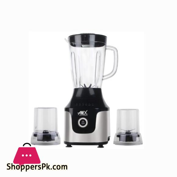 Anex Deluxe Blender Wet & Dry Grinder 3 in 1 AG-6046