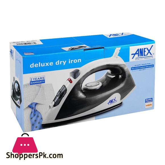 Anex Deluxe Dry Iron 1200W AG-2077