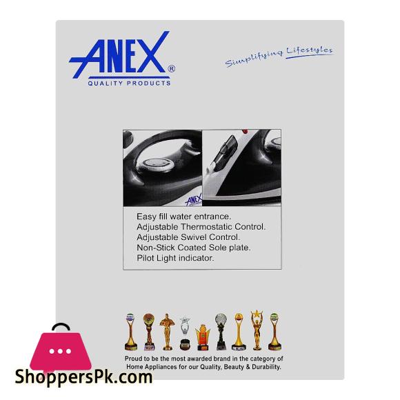 Anex Deluxe Dry Iron 1200W AG-2077