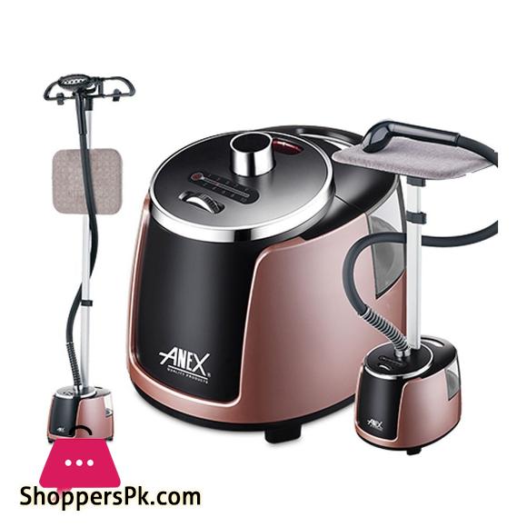 Anex Deluxe Garment Steamer 2000W Water Tank Silver AG-1020