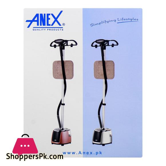 Anex Deluxe Garment Steamer 2000W Water Tank Silver AG-1020