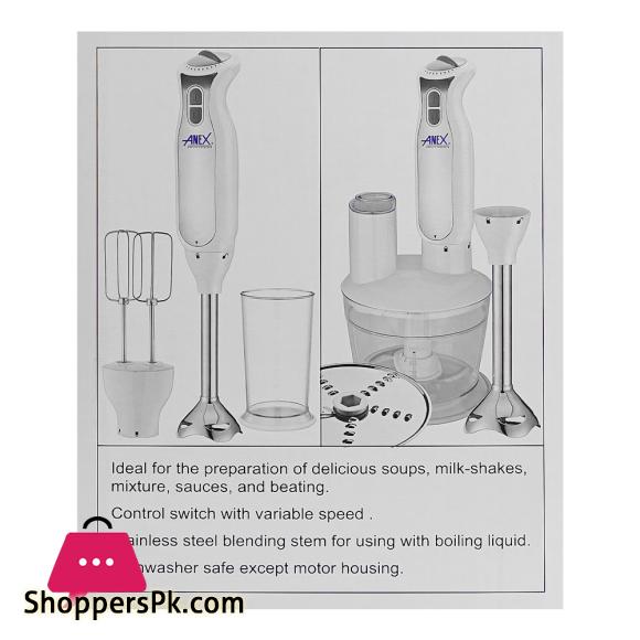 Anex Deluxe Hand Blender 800W AG-130
