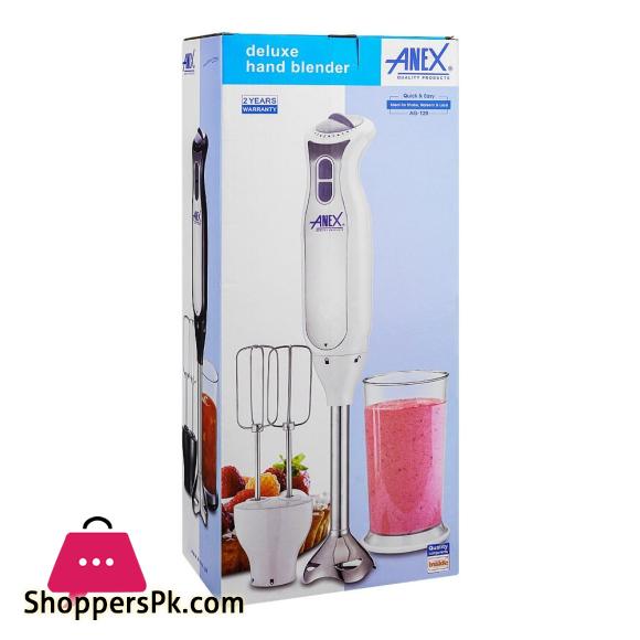 Anex Deluxe Hand Blender 800W Black AG-129