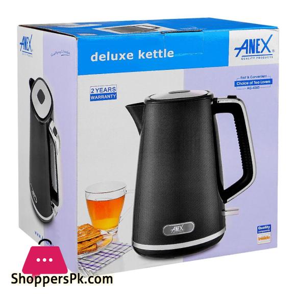 Anex Deluxe Kettle 1700ml Capacity 2000W AG-4065