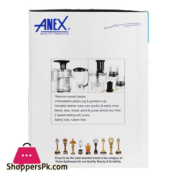 Anex Deluxe Kitchen Robot 450W AG-3153