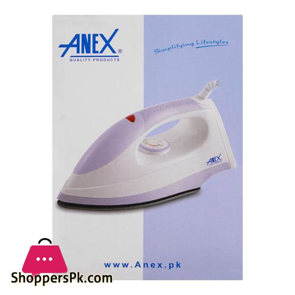 Anex Smart Dry Iron 1200W Green & White AG-2073