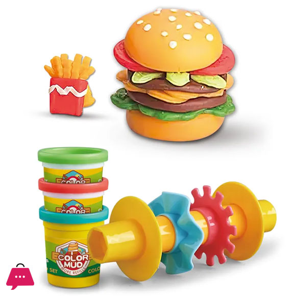 Clay Hamburg Mould DIY Tool Set Toys