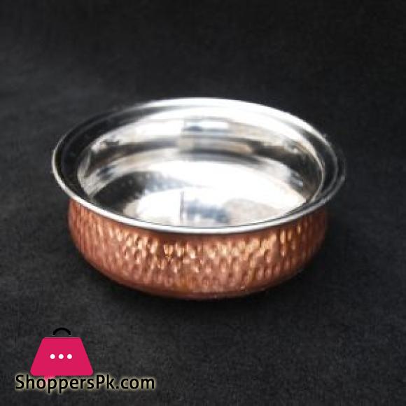 Copper Serving Handi Hammered Design Set of 3