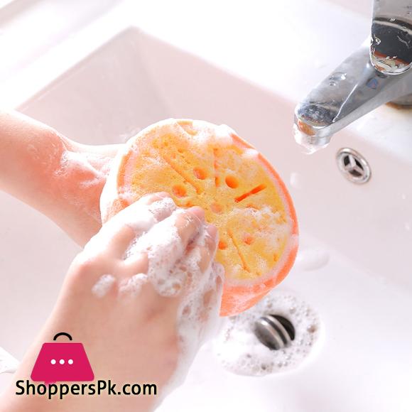 Creative Sponge Kitchen Accessories Fruit Shape Washing Dishes Sponge Cleaning Dish Remove Stains