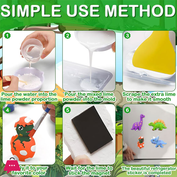 DIY 3D Mould & Paint Activity Kit for Kids – Fun Character Craft Set