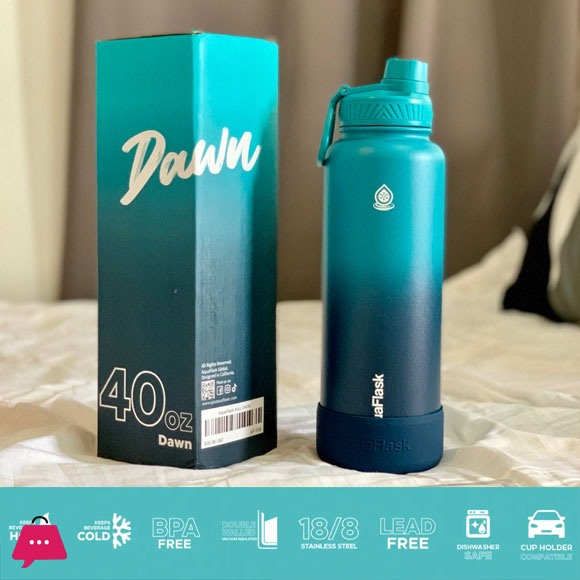 Aquaflask Pastel Color Wide Mouth Water Bottle 32oz-946ml