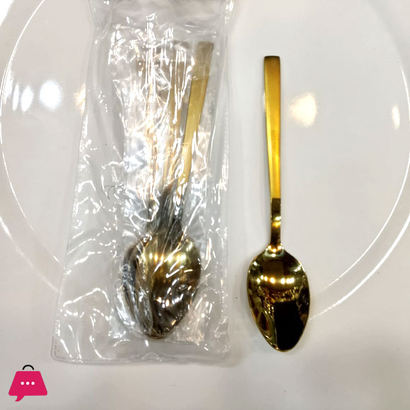 Matte Gold Stainless Steel Cutlery Tableware