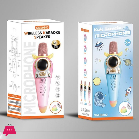 Kids Karaoke Microphone Machine for Kids Toys with Wireless Bluetooth Mic Speaker