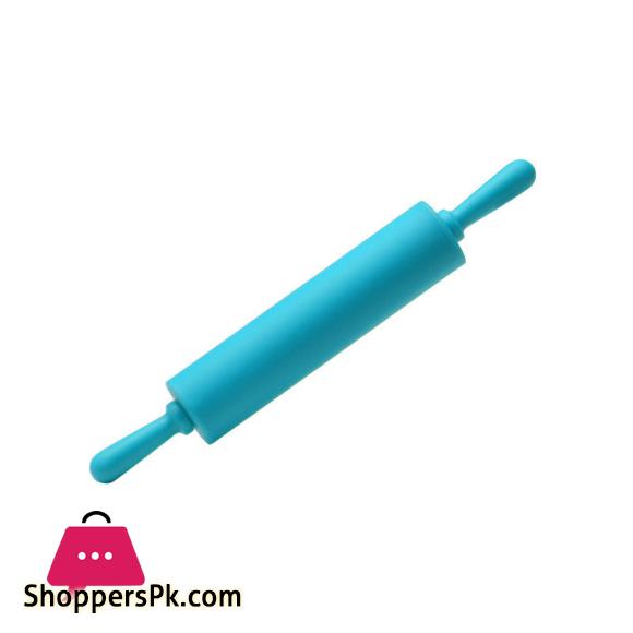 Silicone Dough Roller Middle Size Rolling Pin Colorful Pastry Tool 12inch Long