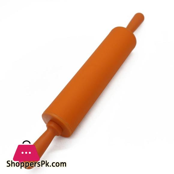 Silicone Dough Roller Middle Size Rolling Pin Colorful Pastry Tool 12inch Long
