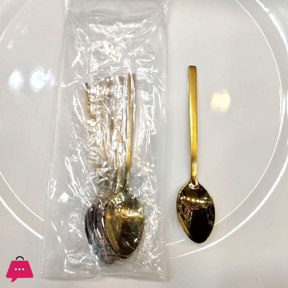 Matte Gold Stainless Steel Cutlery Tableware