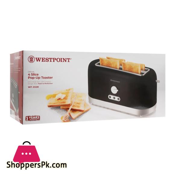 WestPoint 4 Slice Pop Up Toaster, WF-2528