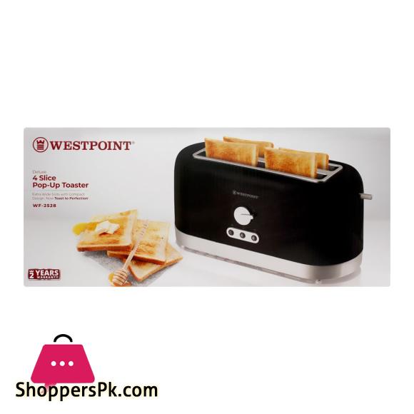 WestPoint 4 Slice Pop Up Toaster, WF-2528