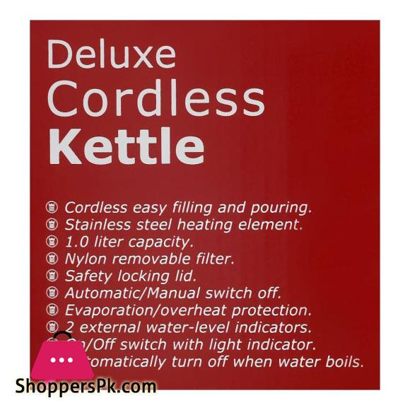 West Point Deluxe Cordless Kettle, 1 Liter, WF-408