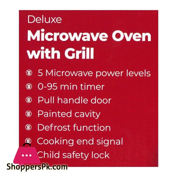 WestPoint Deluxe Microwave Oven With Grill, 30 Liters, WF-832DG