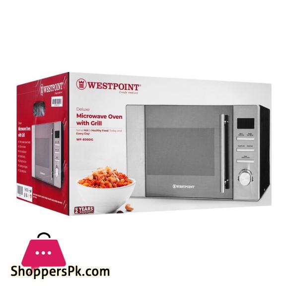WestPoint Deluxe Microwave Oven With Grill, WF-830DG