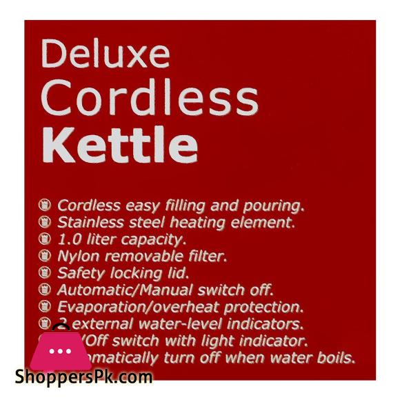 WestPoint Deluxe Electric Kettle, 1 Liter WF-409