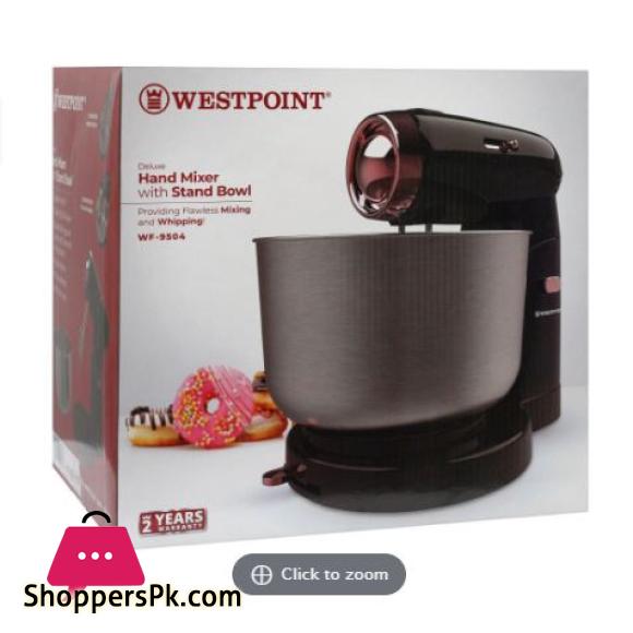 Westpoint Deluxe Hand Mixer with Stand Bowl WF-9504