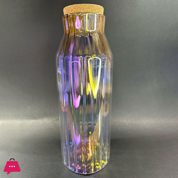Creative Transparent Glass Nut Coffee Tease Storage Jar Cork Food Spice Sealed Storage Jar Home Moistureproof Coffee Tea Bottle