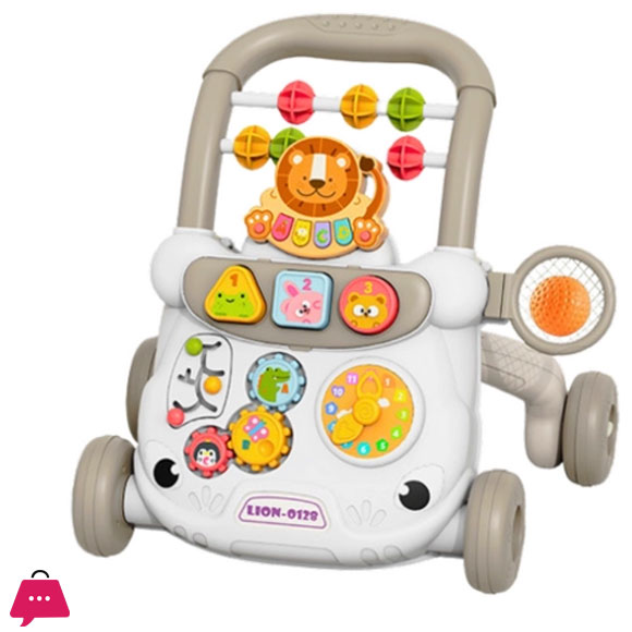 Baby Activity Walker Stand Learning Seat Walker Educational Toy Multifunctional Baby Walker Activity Center Stable for Childrens Day Thanksgiving