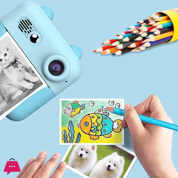 Childrens Camera Instant Shoot Photo print HD Digital Thermal Printer For Kids