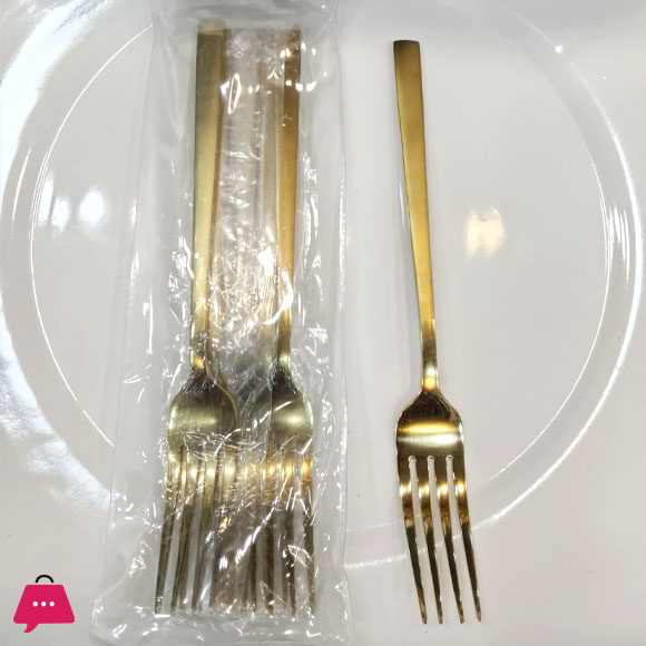 Matte Gold Stainless Steel Cutlery Tableware