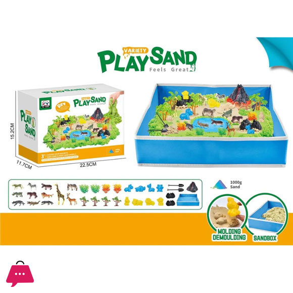 Forest Adventure Space Sand Scene Set Creative Play Set for Imaginative Fun
