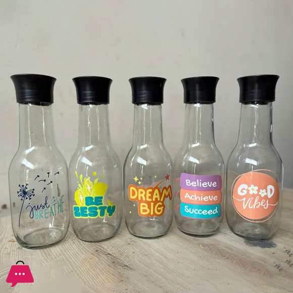 Glass Bottle Auto Pour 1000ml Turkey Made