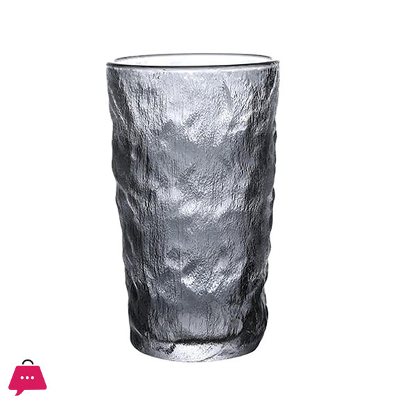 Creative Hammer Glass Tumbler Bark Frosted Glass - 73713 (Set of 6)