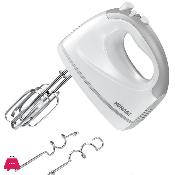 Hand Mixer Beater with Dough Hooks HHM-302A0