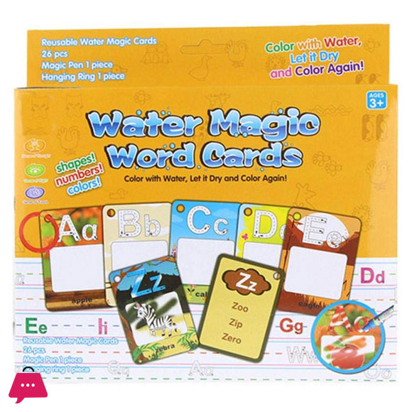 IMPORTED Water Magic Word Cards